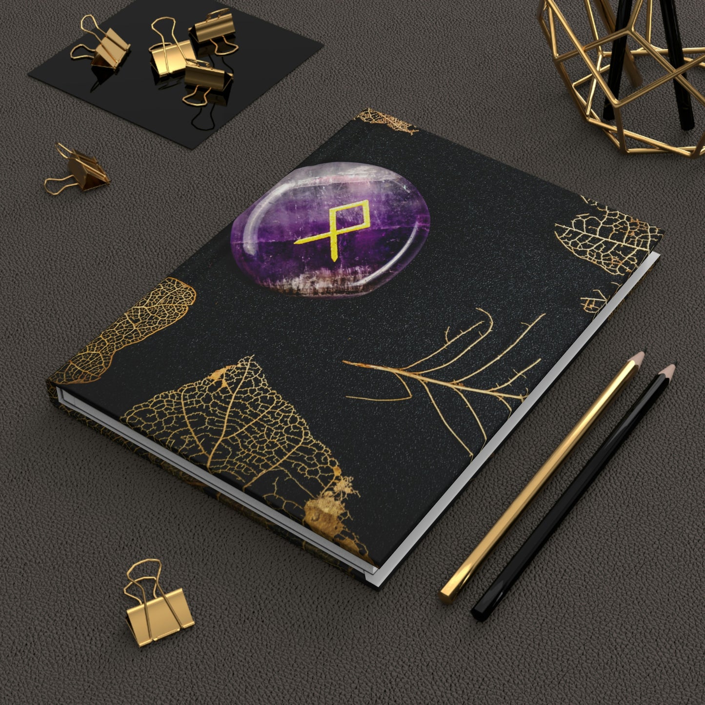 Rune Notebook Book Hardcover Journal Matte