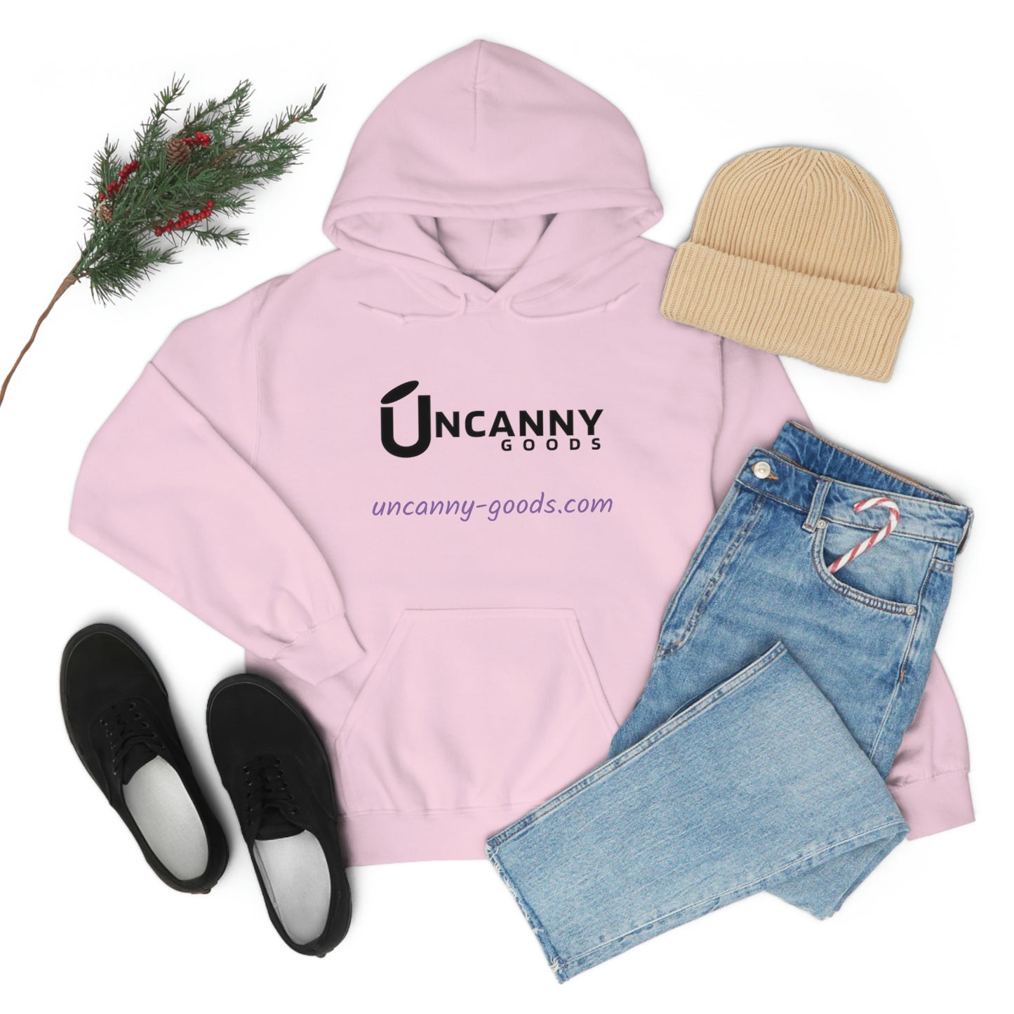 Uncanny Goods Brand Unisex Hooded Sweatshirt