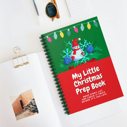 Christmas Planner Spiral Notebook - Ruled Line