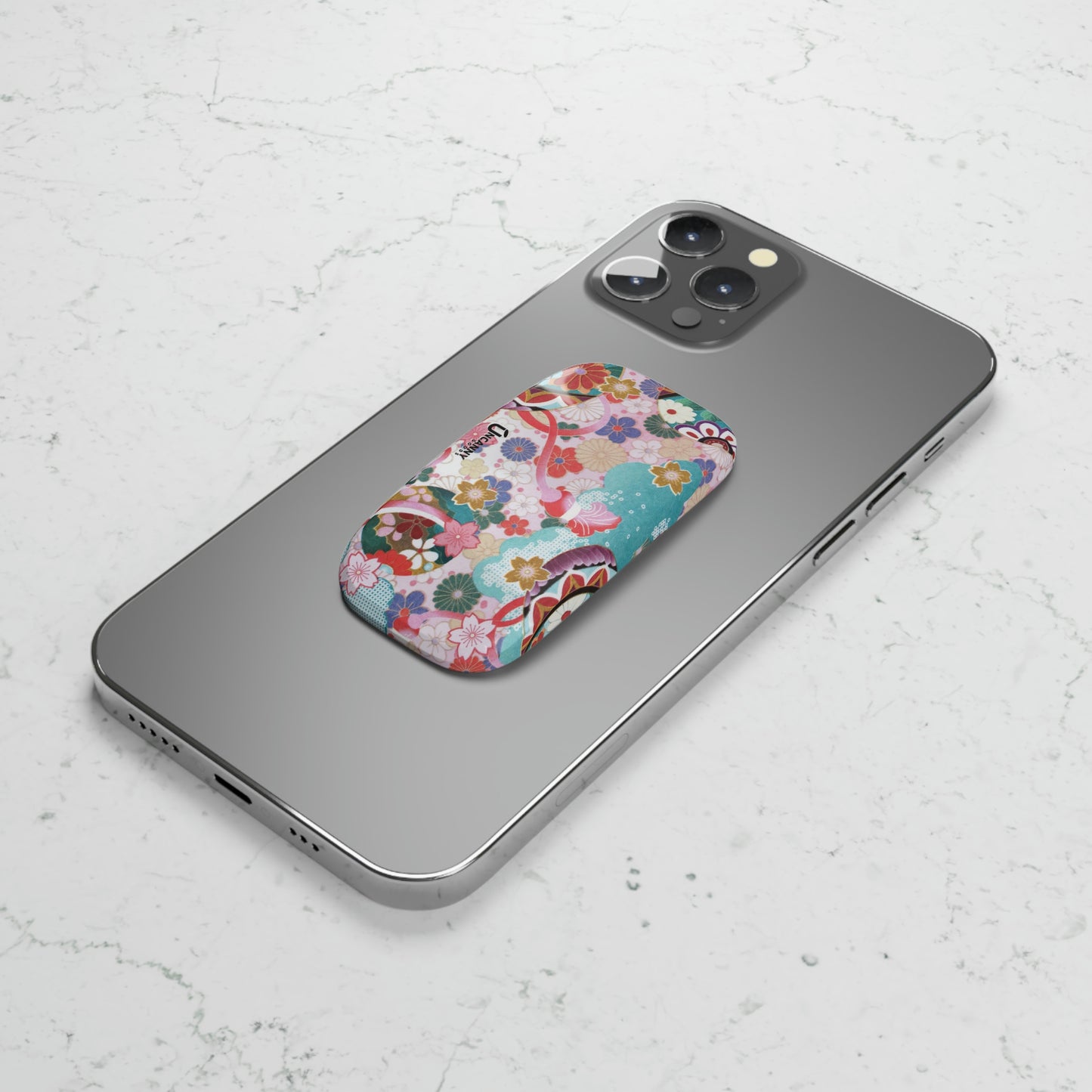 Floral Tones Phone Click-On Grip