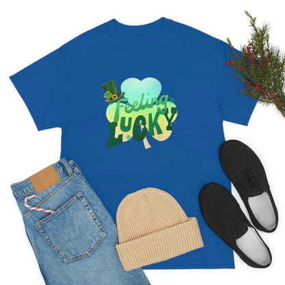 Feeling Lucky Unisex Cotton T-shirt