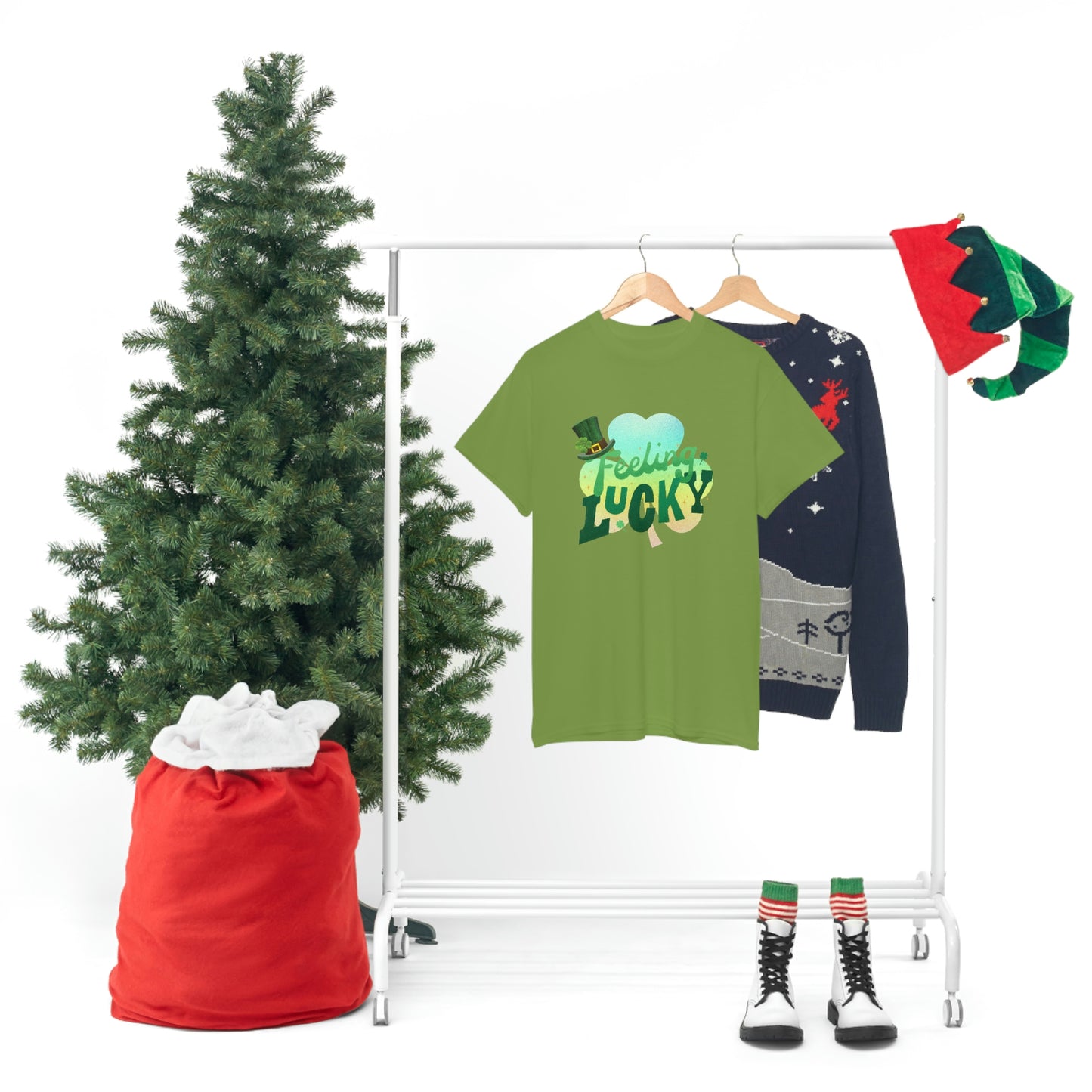 Feeling Lucky Unisex Cotton T-shirt