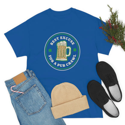 Pub Crawl Hearts Unisex Cotton T-shirt