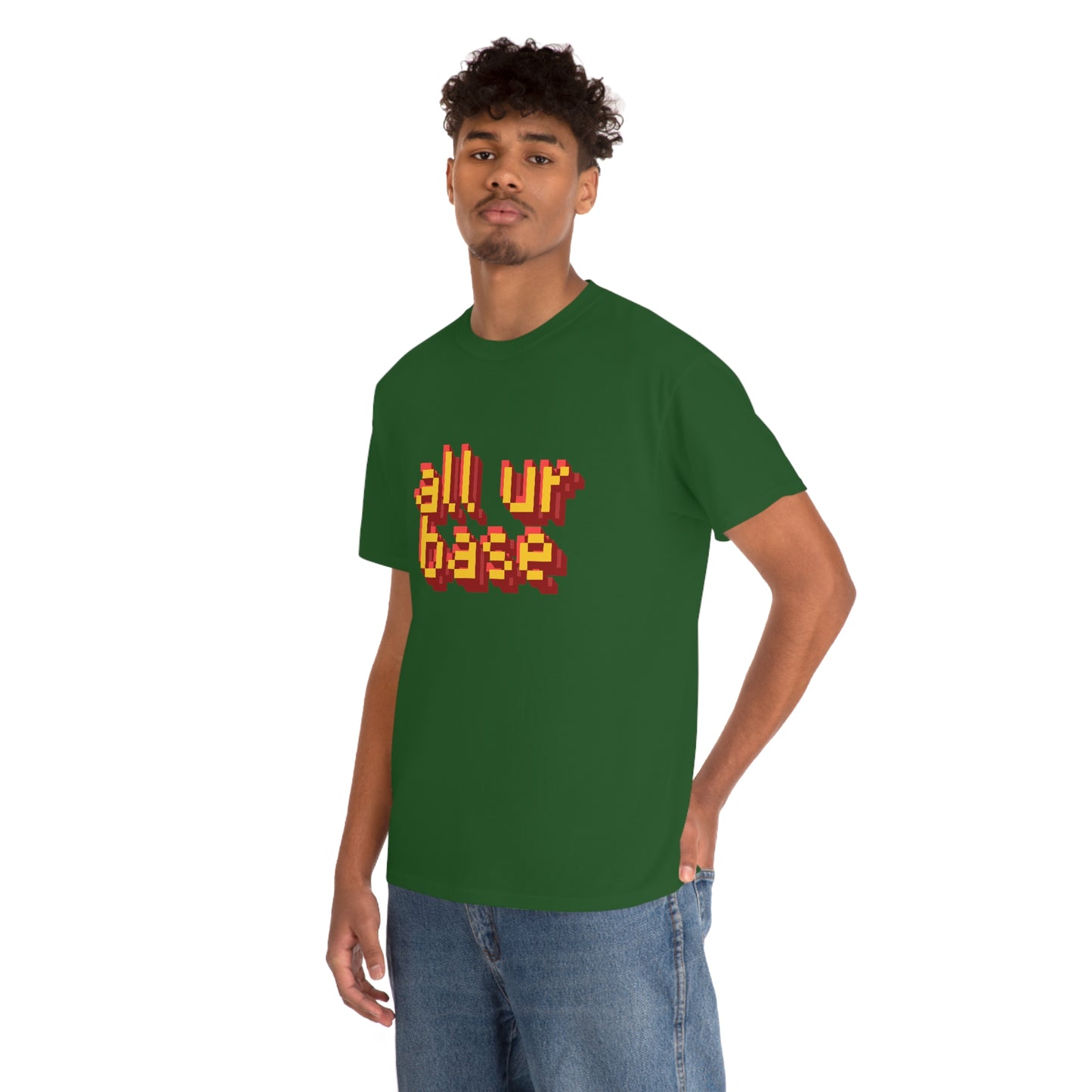 All Your Base Unisex Cotton T-shirt