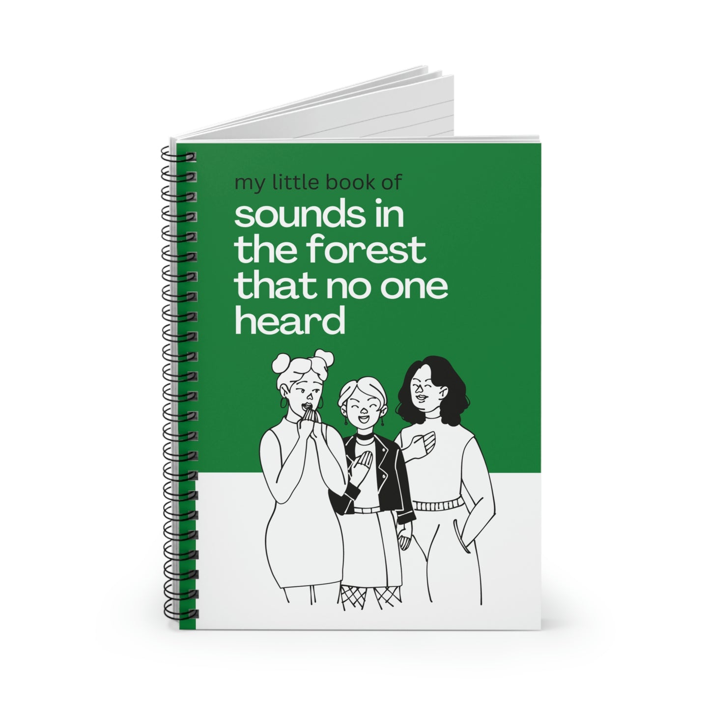Forest Sounds Spiral Notebook - Ruled Line