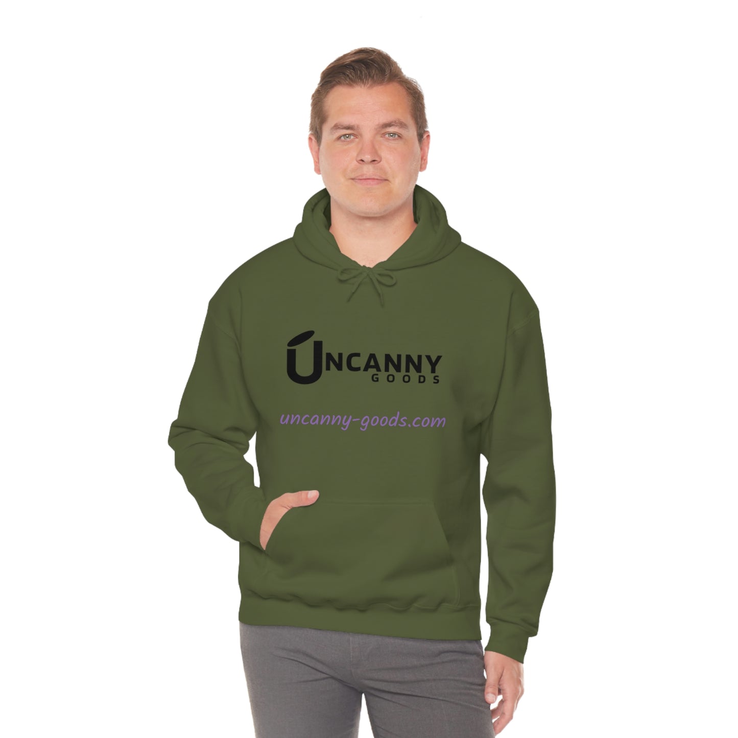 Uncanny Goods Brand Unisex Hooded Sweatshirt