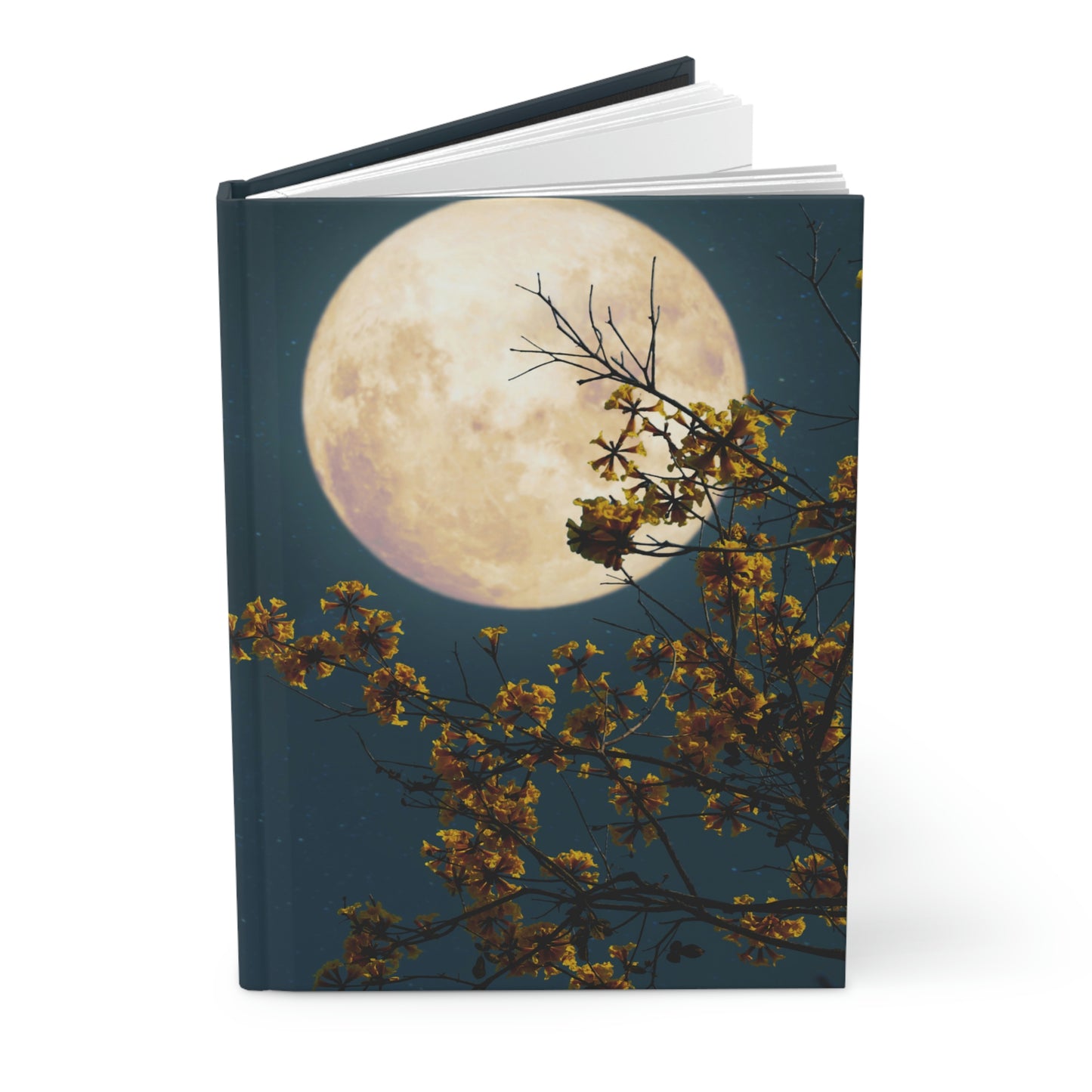 Full Moon Notebook Book Hardcover Journal Matte