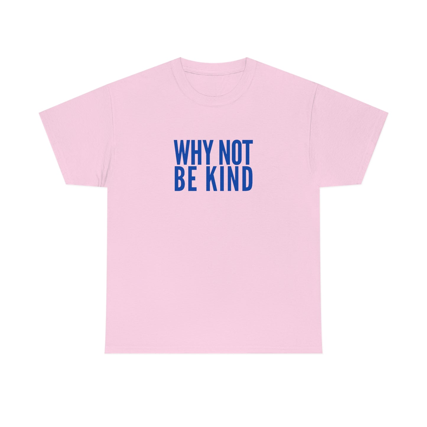 Why Not Be Kind (Light) Unisex Cotton T-shirt