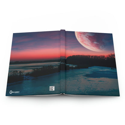 Alien Sunset Notebook Book Hardcover Journal Matte