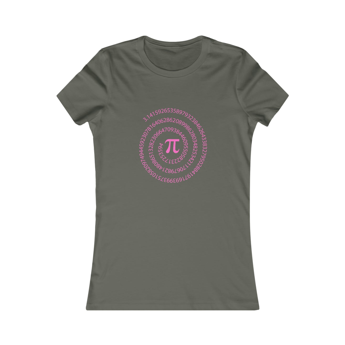 Spiral Pi Women's Cotton Tee