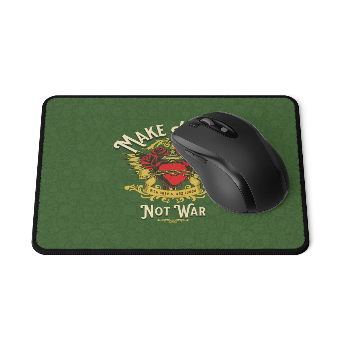 Art Not War Non-Slip Mouse Pad
