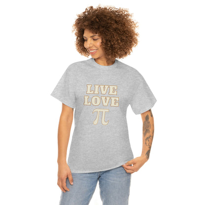 Live Love Pi Unisex Cotton T-shirt
