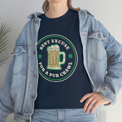 Pub Crawl Hearts Unisex Cotton T-shirt
