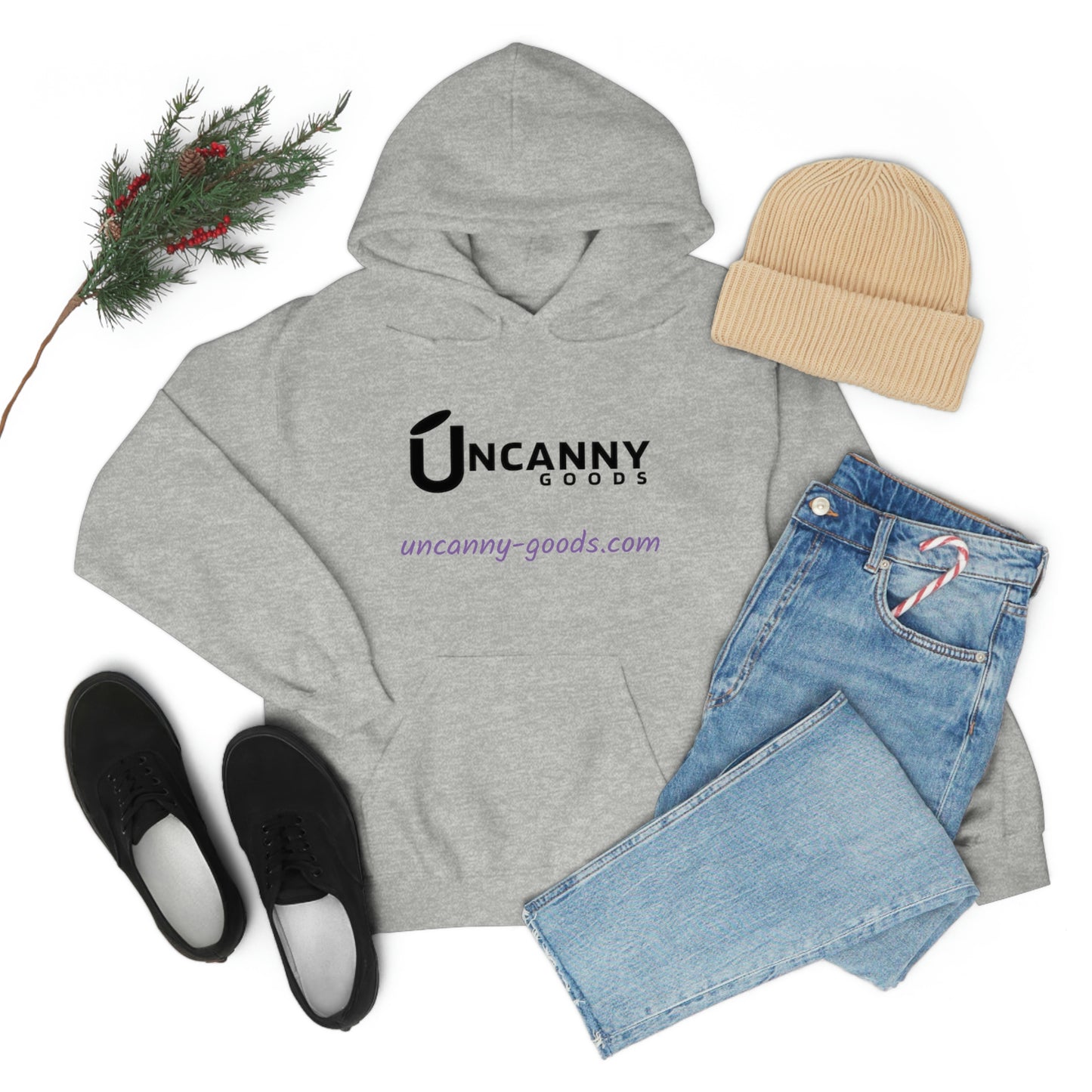 Uncanny Goods Brand Unisex Hooded Sweatshirt