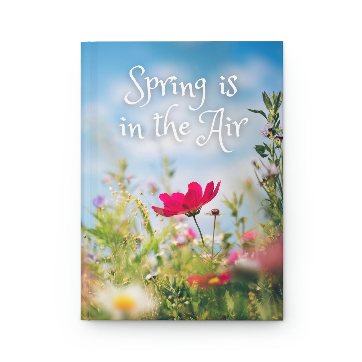 Spring is in the Air Notebook Book Hardcover Journal Matte
