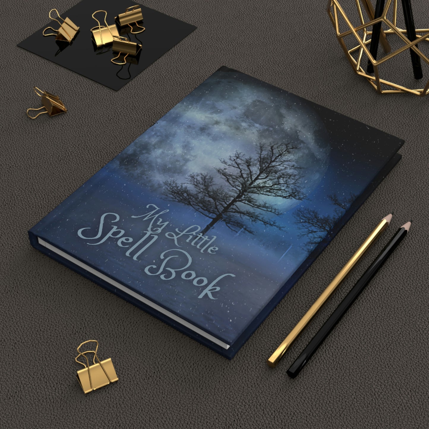 Blue Moon Spell Book Hardcover Journal Matte