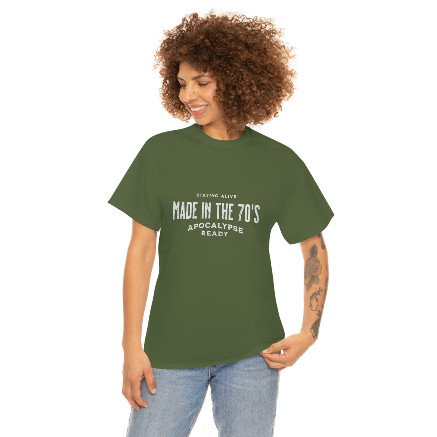 Staying Alive Unisex Cotton T-shirt