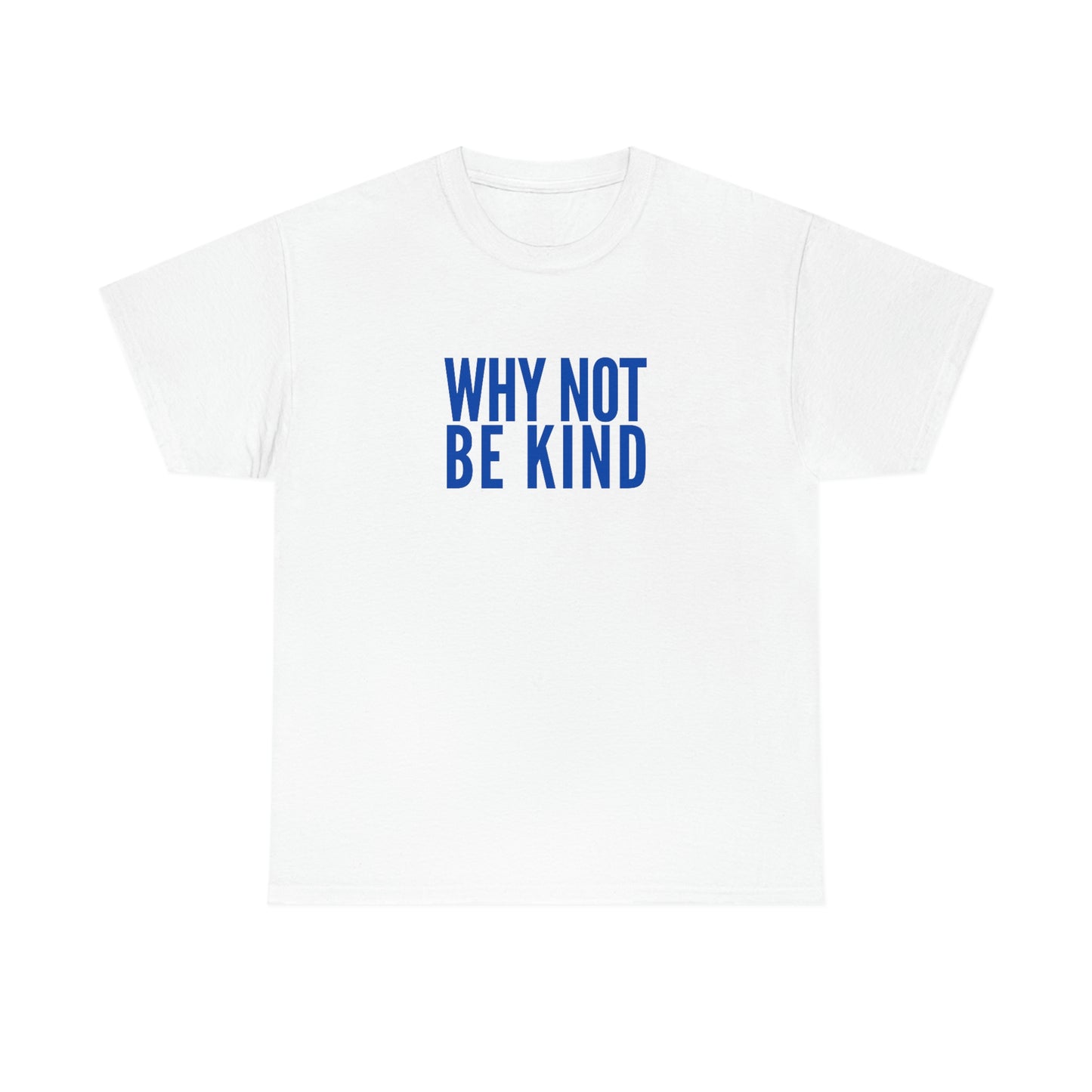 Why Not Be Kind (Light) Unisex Cotton T-shirt