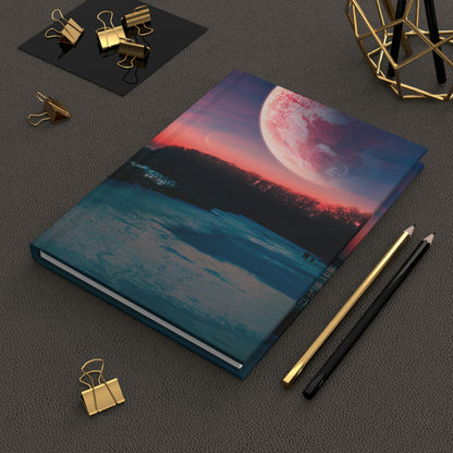 Alien Sunset Notebook Book Hardcover Journal Matte