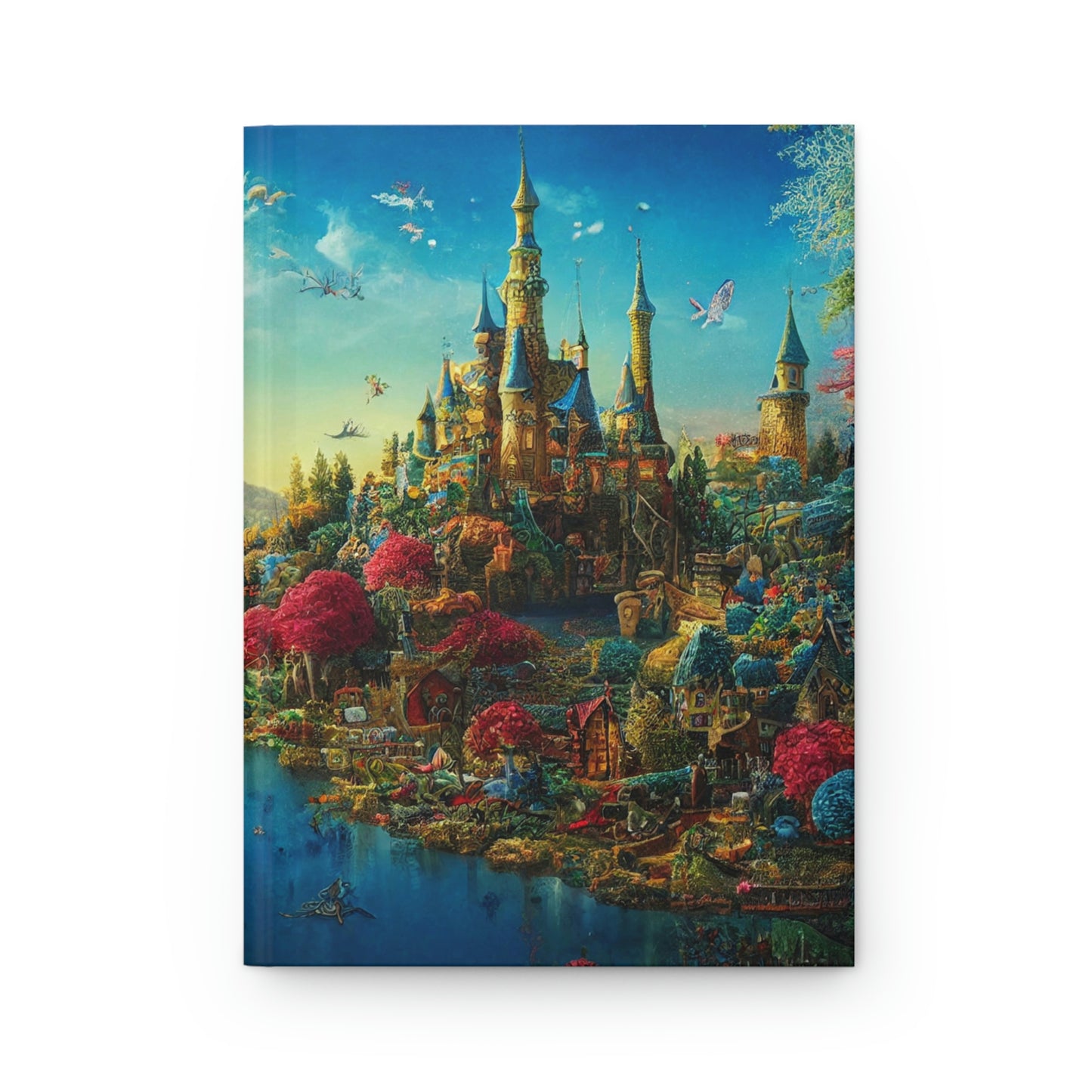 Fantasy Castle Notebook Book Hardcover Journal Matte