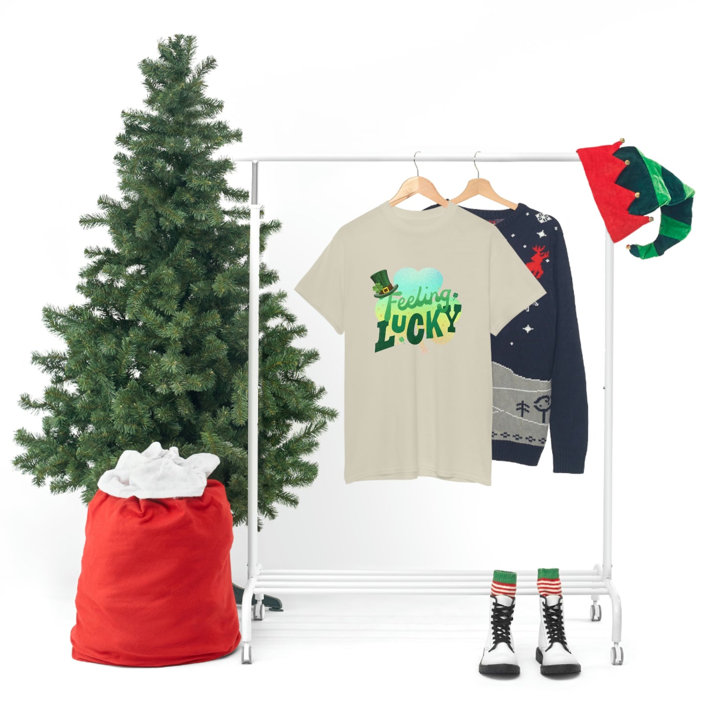 Feeling Lucky Unisex Cotton T-shirt