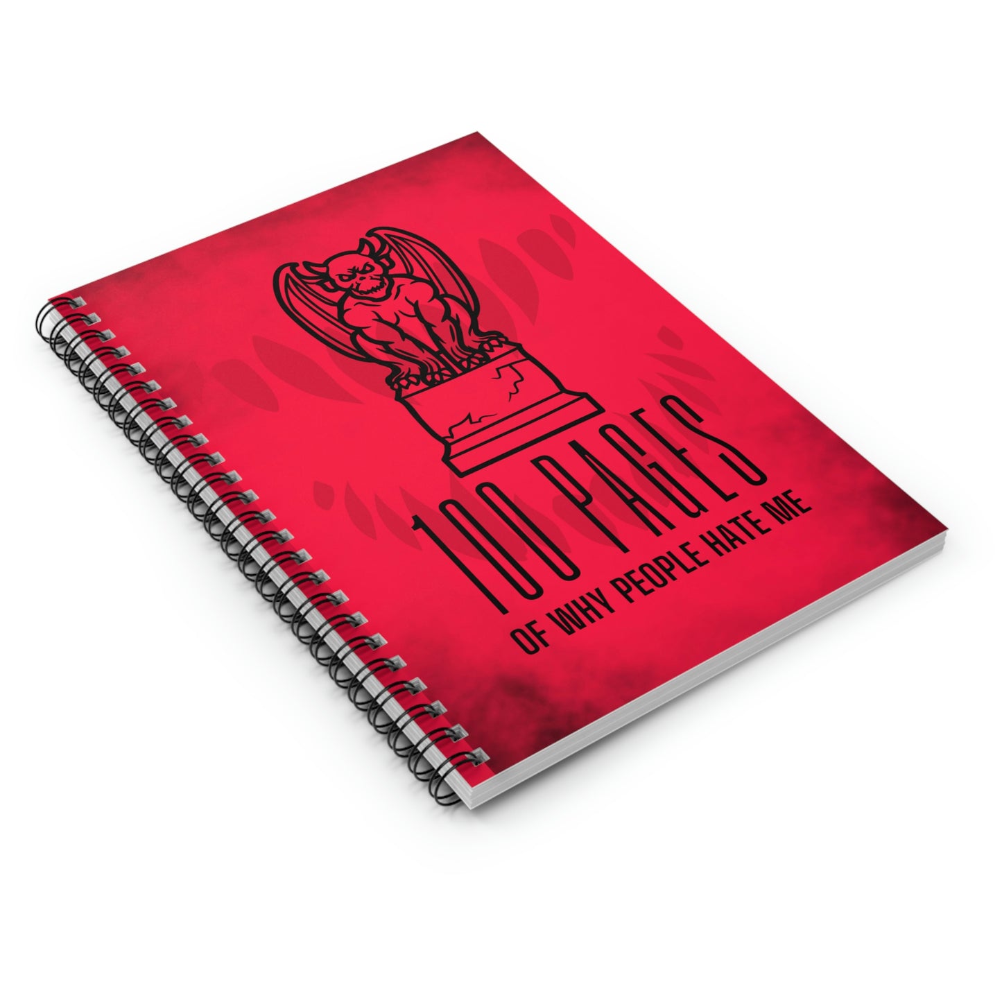 People Hate Me Spiral Notebook - Ruled Line