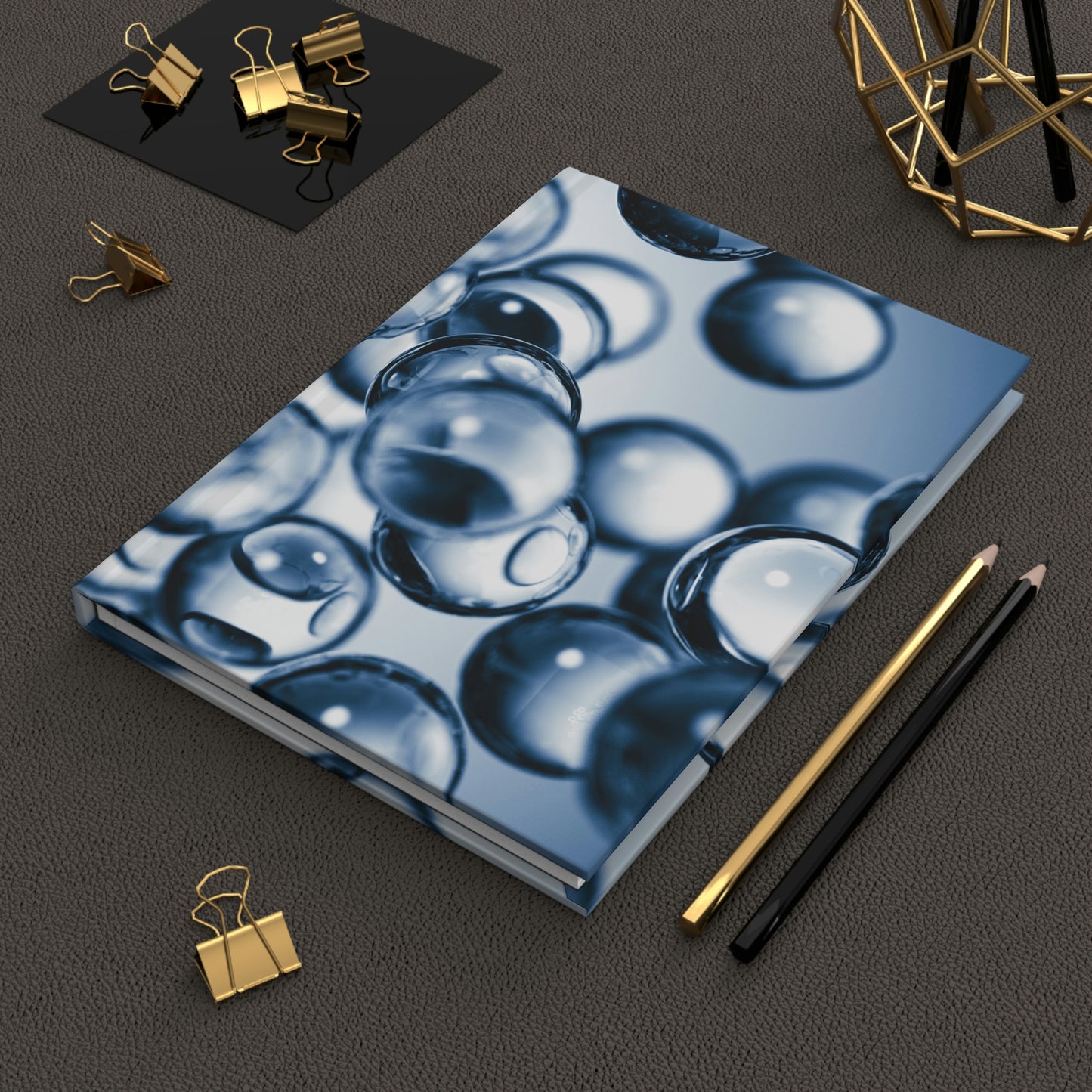 Bubbles Notebook Book Hardcover Journal Matte