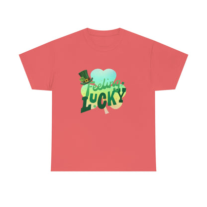 Feeling Lucky Unisex Cotton T-shirt