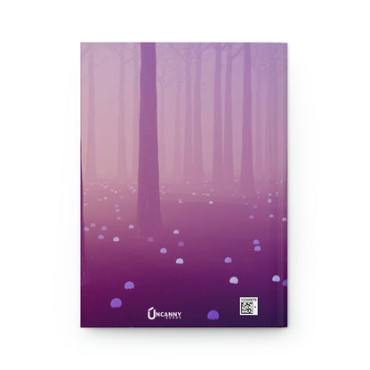 Purple Spell Book Hardcover Journal Matte