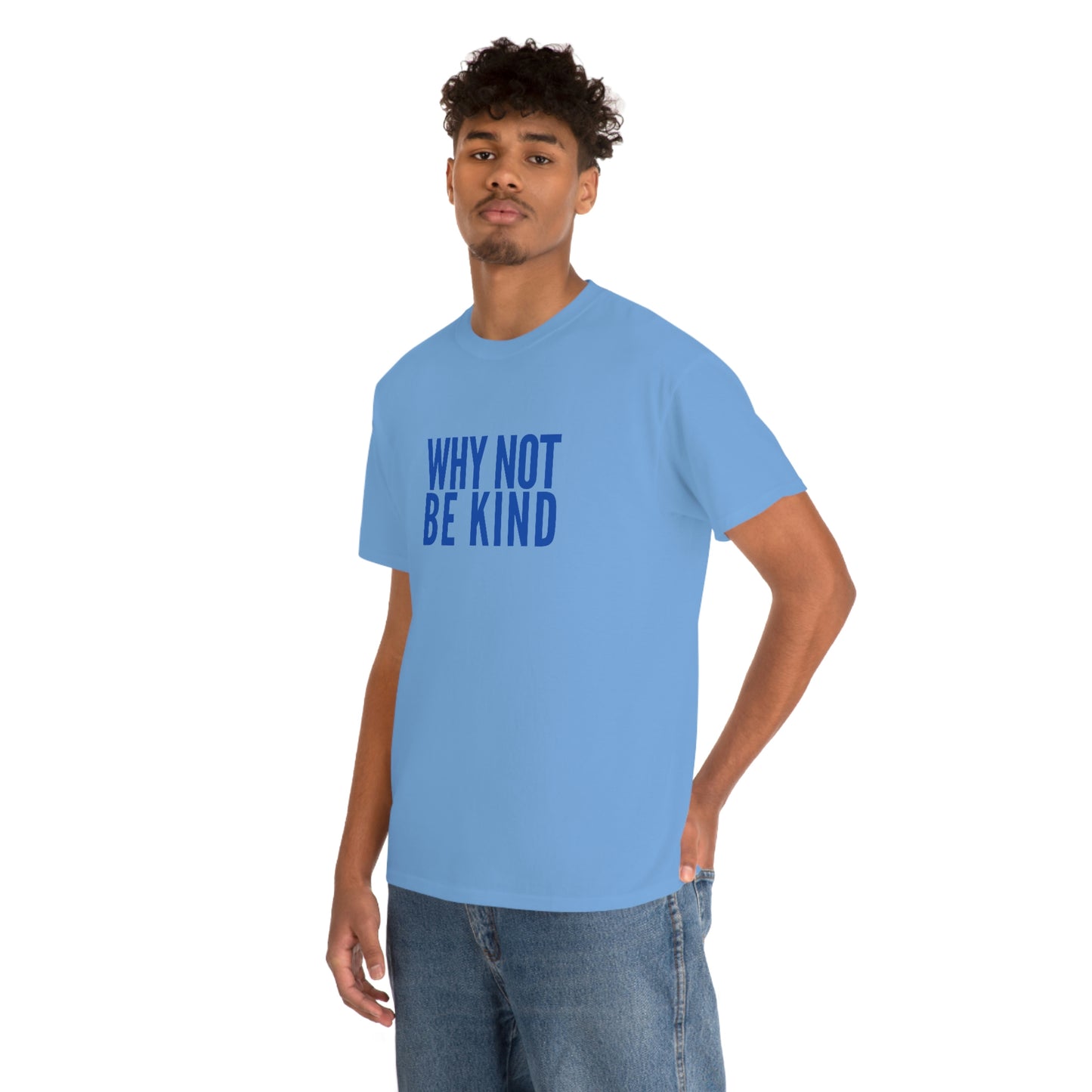 Why Not Be Kind (Light) Unisex Cotton T-shirt