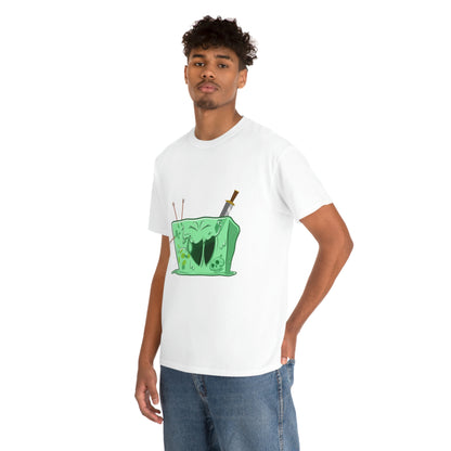 Chris Jackson GERRY THE GELATINOUS CUBE Unisex Cotton T-shirt