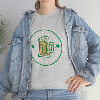 Pub Crawl Hearts Unisex Cotton T-shirt