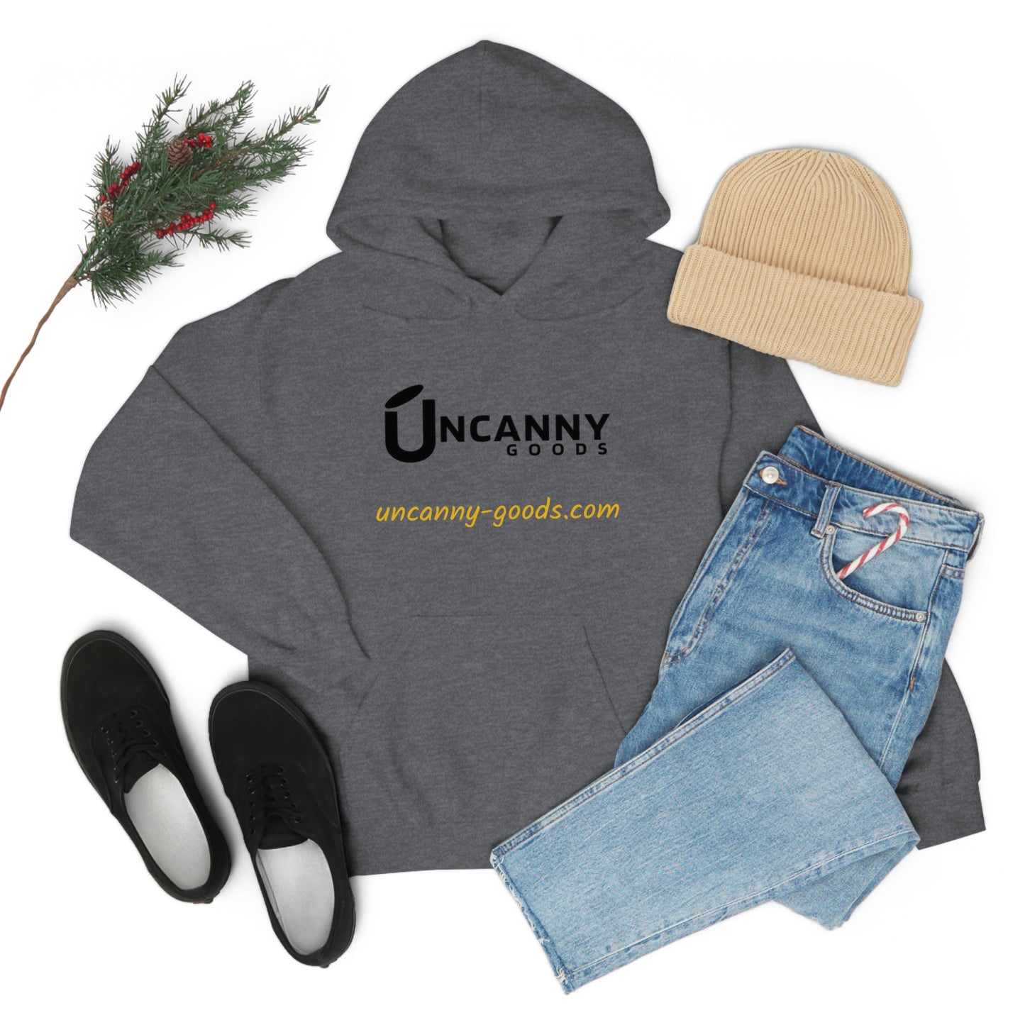 Uncanny Goods Brand Unisex Hooded Sweatshirt