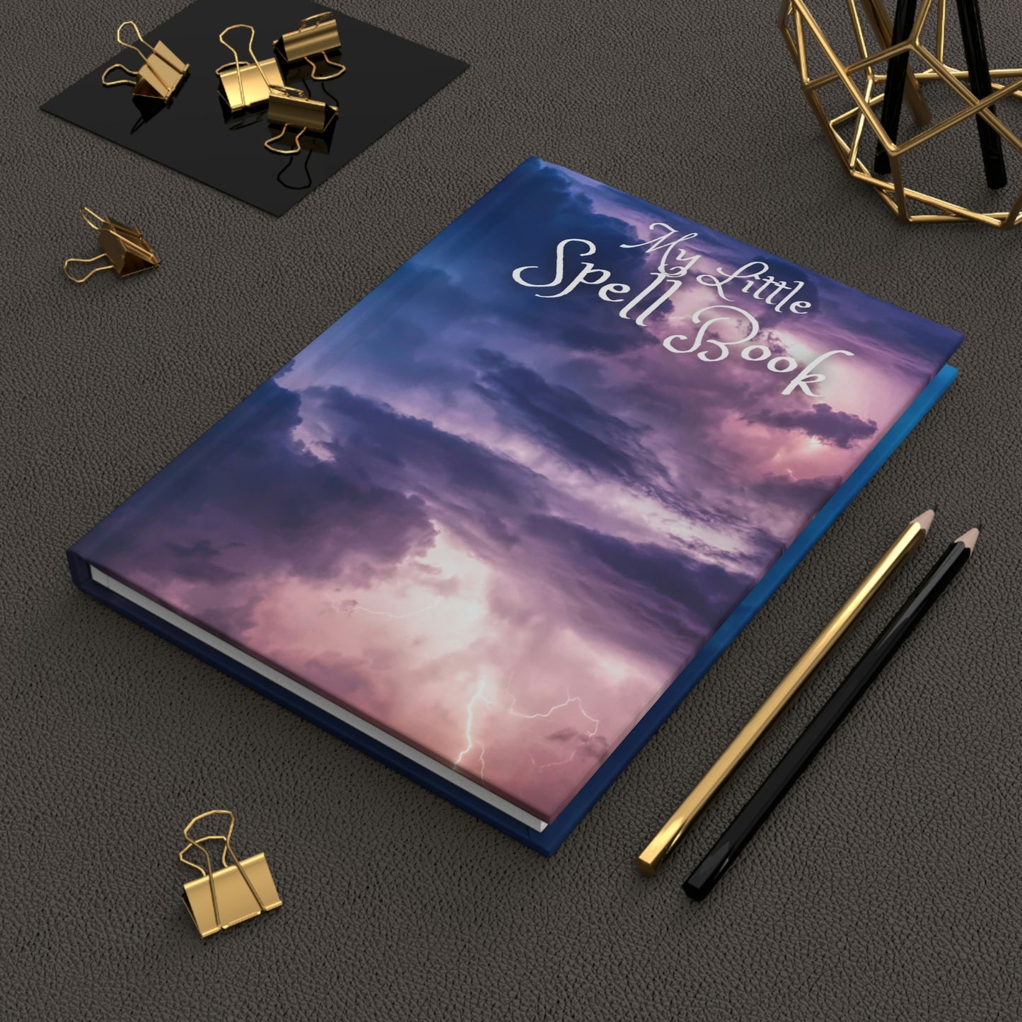 Cloudy Spell Book Hardcover Journal Matte