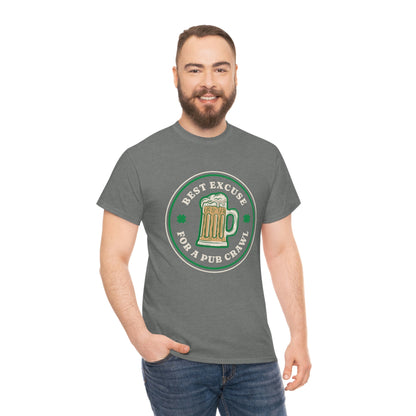 Pub Crawl Hearts Unisex Cotton T-shirt