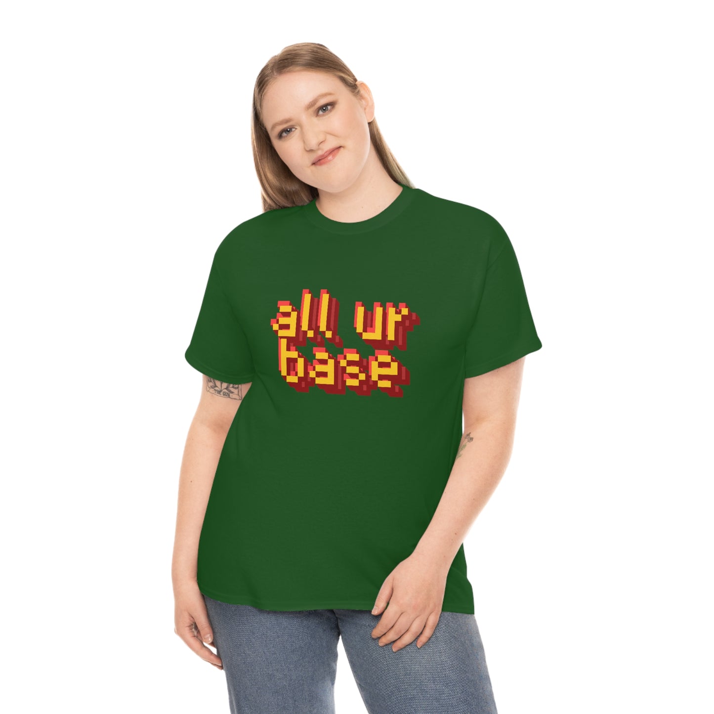 All Your Base Unisex Cotton T-shirt