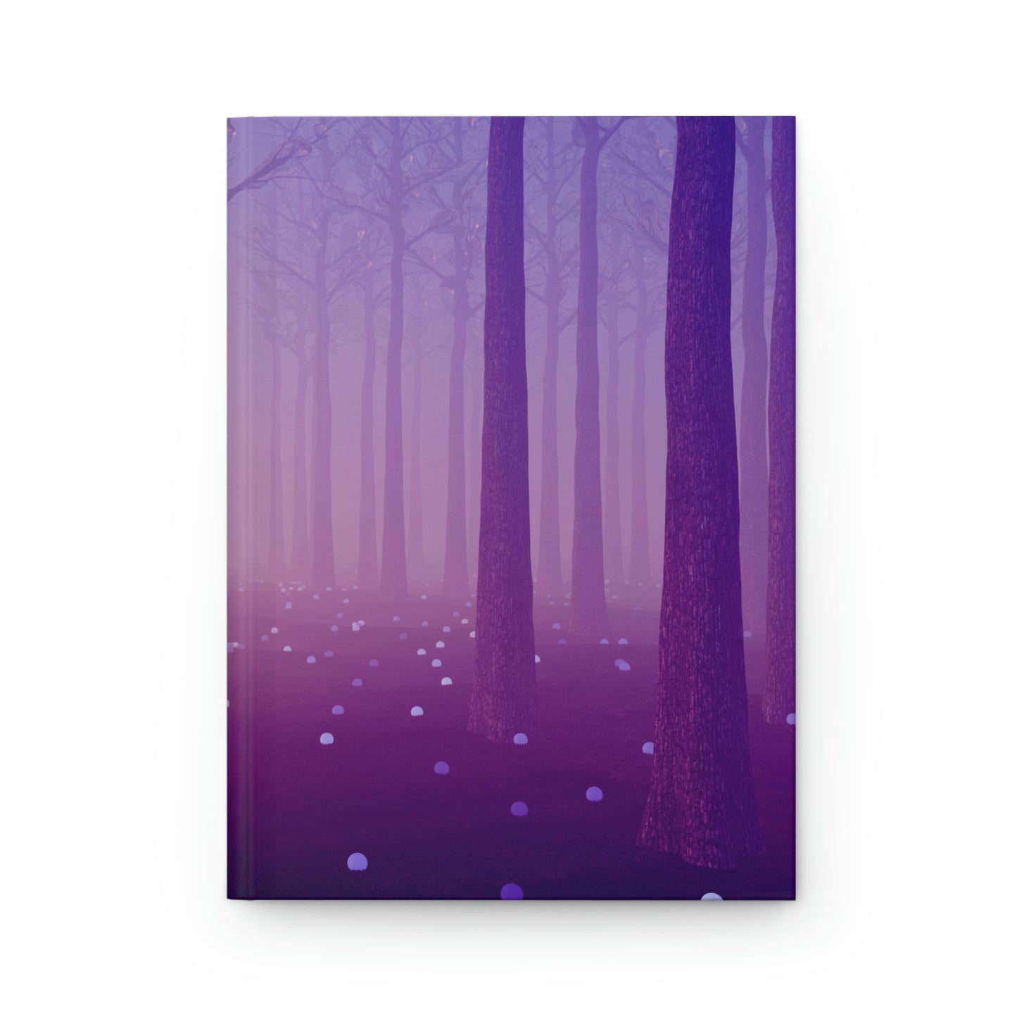 Purple Forest Notebook Book Hardcover Journal Matte