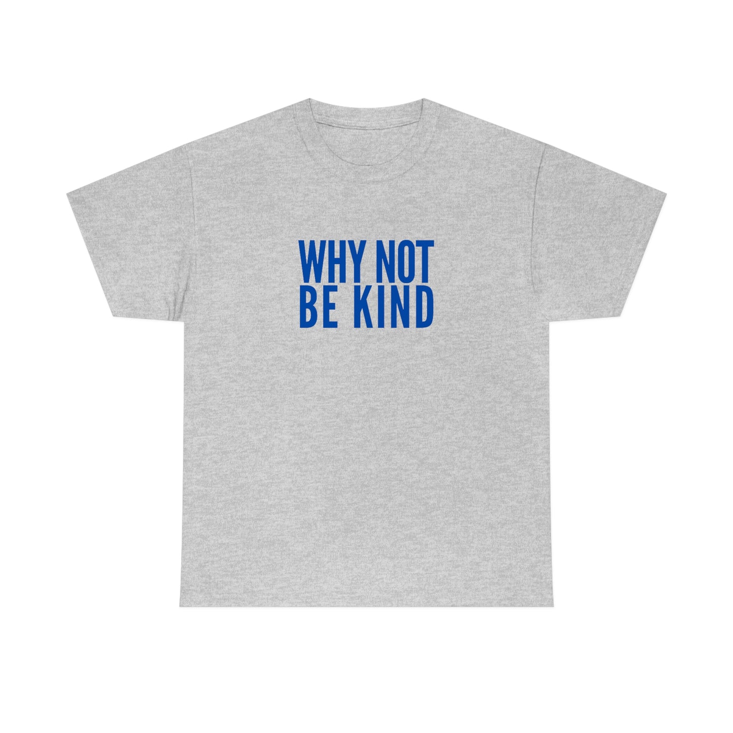 Why Not Be Kind (Light) Unisex Cotton T-shirt