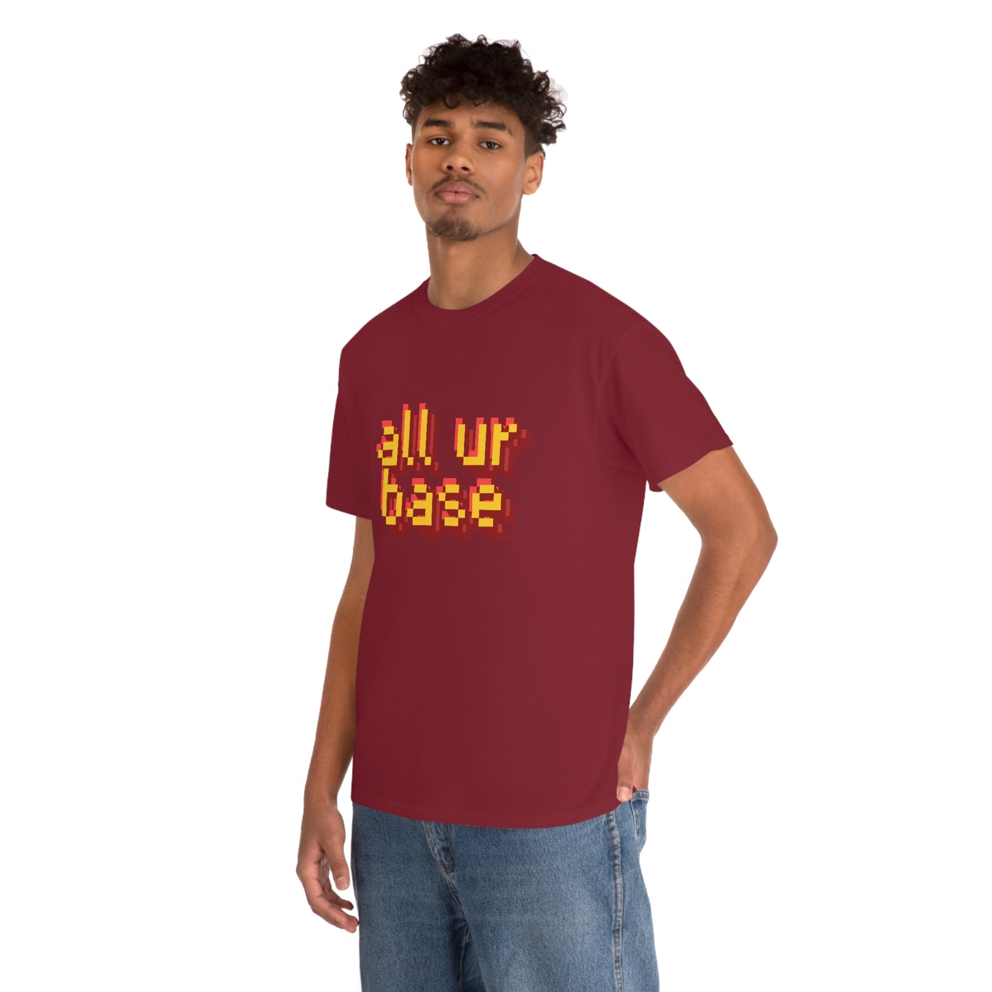 All Your Base Unisex Cotton T-shirt