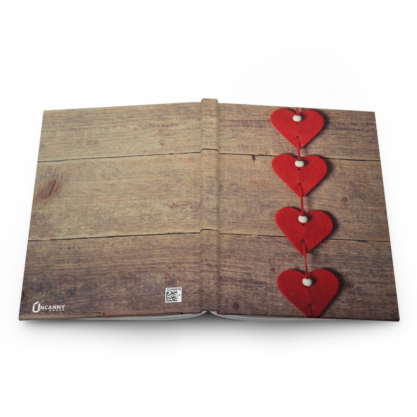 Subtle Valentine Notebook Book Hardcover Journal Matte