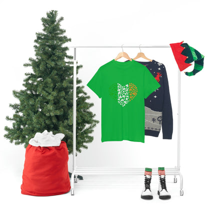 Irish Flag Hearts Unisex Cotton T-shirt