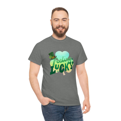 Feeling Lucky Unisex Cotton T-shirt