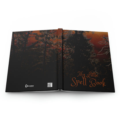 Dark Red Spell Book Hardcover Journal Matte