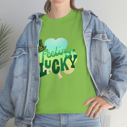 Feeling Lucky Unisex Cotton T-shirt