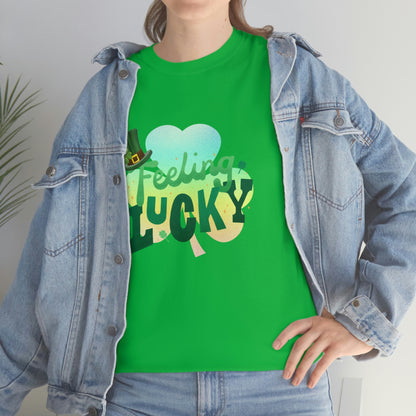 Feeling Lucky Unisex Cotton T-shirt