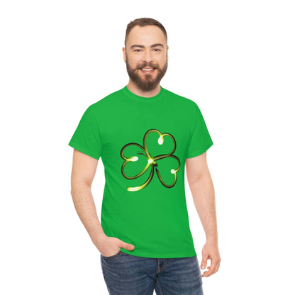 Simple Shamrock Unisex Cotton T-shirt