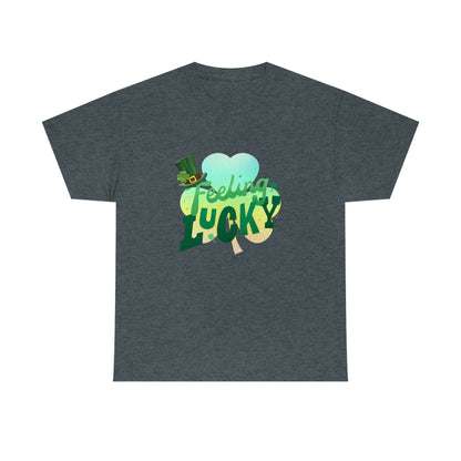 Feeling Lucky Unisex Cotton T-shirt