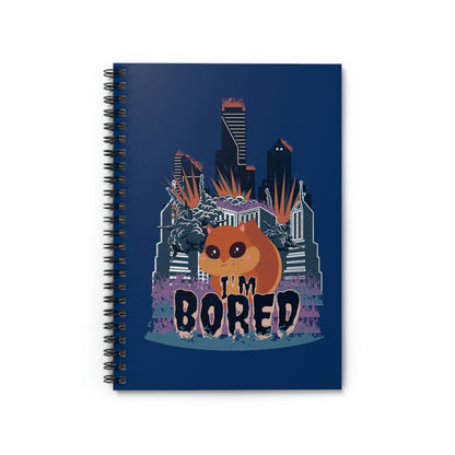 Bored Squirrel Spiral Notebook - Ruled Line