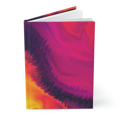 Painted Notebook Book Hardcover Journal Matte