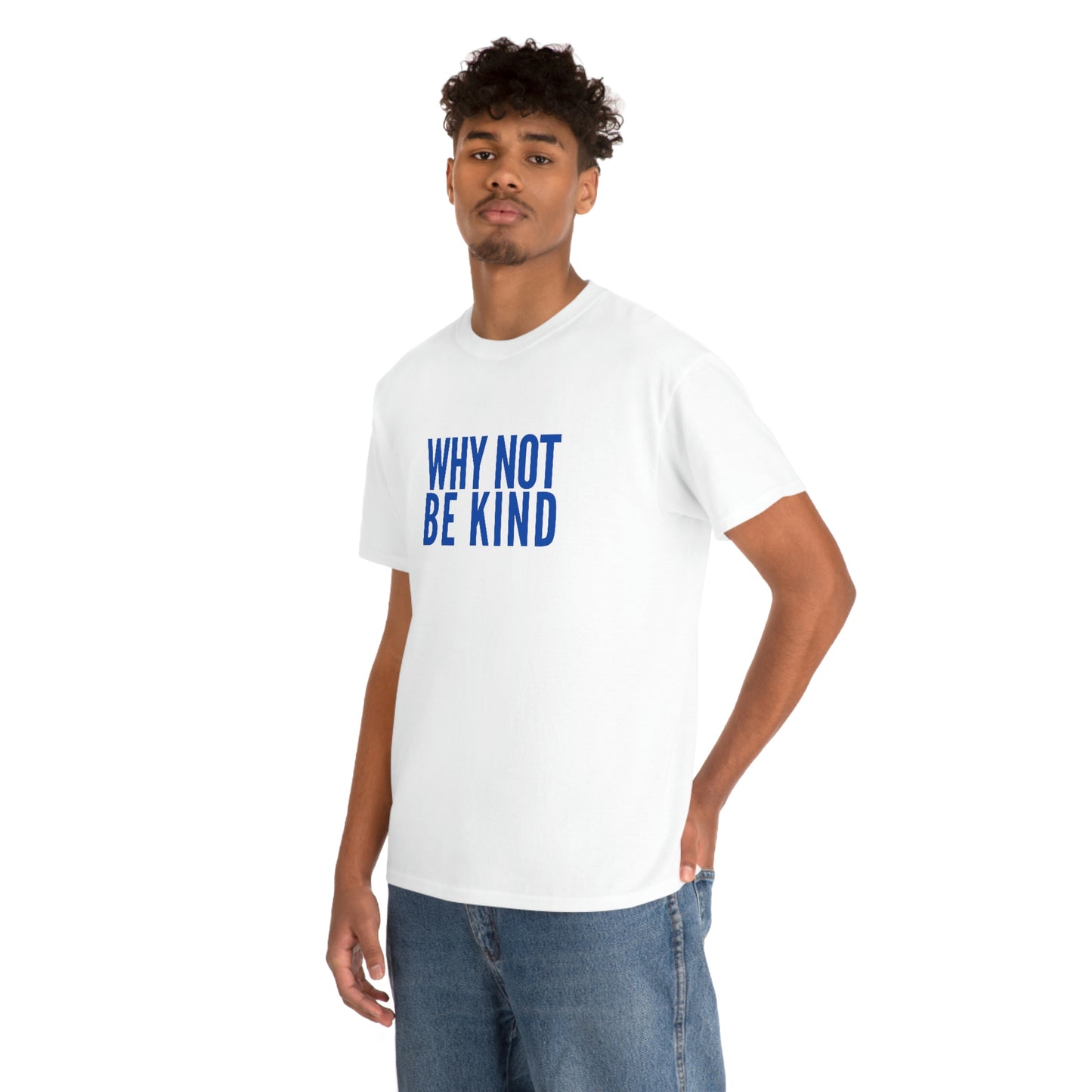 Why Not Be Kind (Light) Unisex Cotton T-shirt